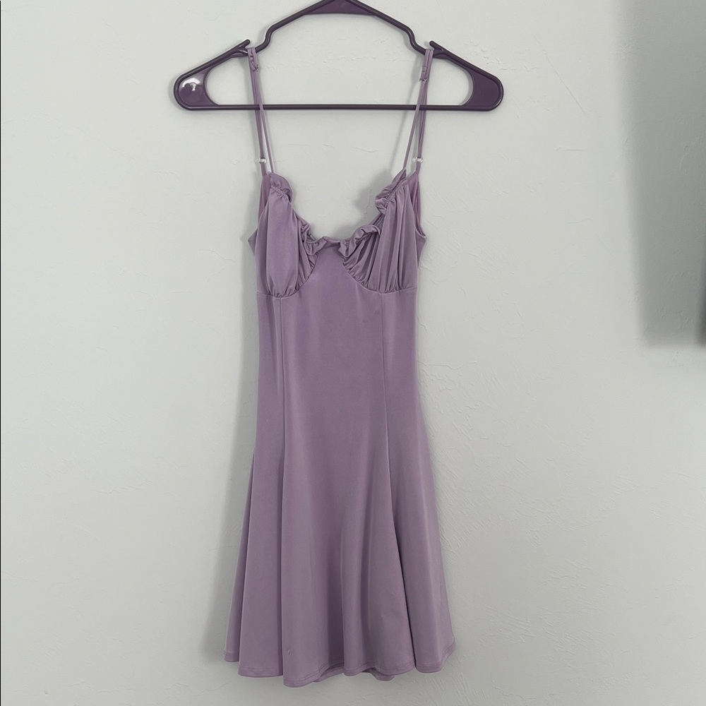 Lucy in the Sky Lavender Mini Dress